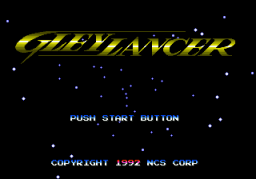 Advanced Busterhawk Gley Lancer Title Screen